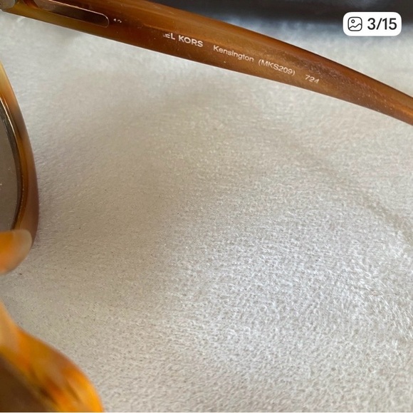 Michael Kors Amber Sunglasses 😎 kensington (MK5209) 724 - Tortoise - Picture 10 of 12